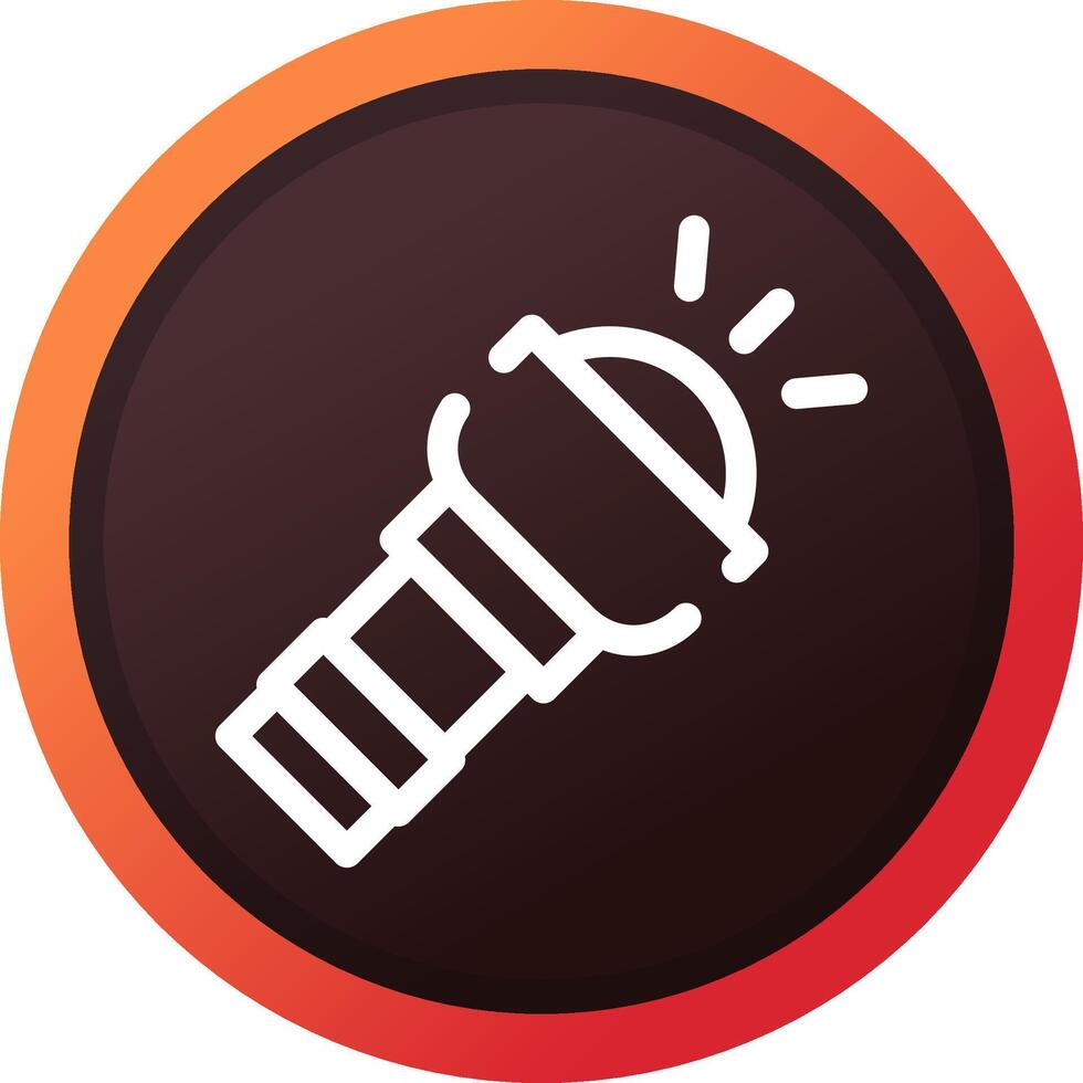 Flashlight Creative Icon Design vector