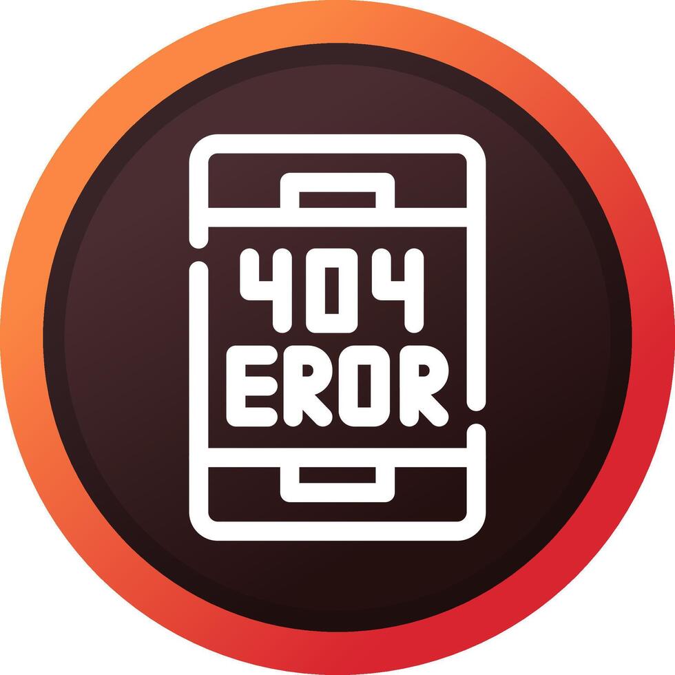 diseño de icono creativo de error vector