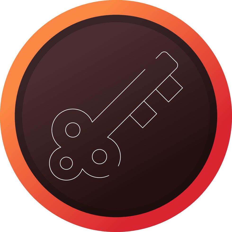 Door Key Creative Icon Design vector