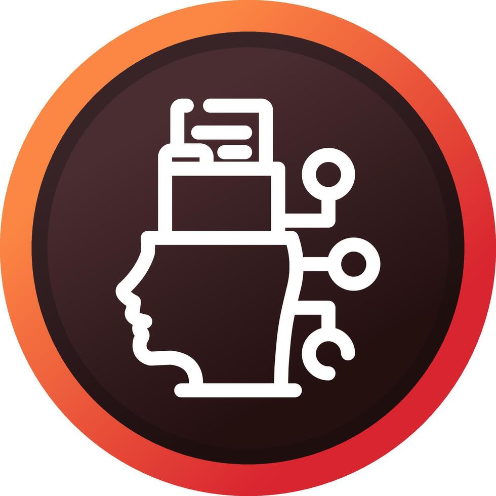 Intelligent Data Creative Icon Design vector