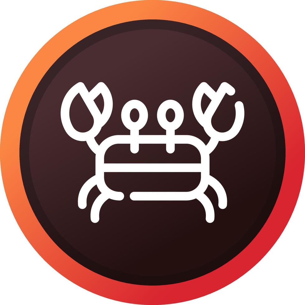 Crab Creative Icon Design vector