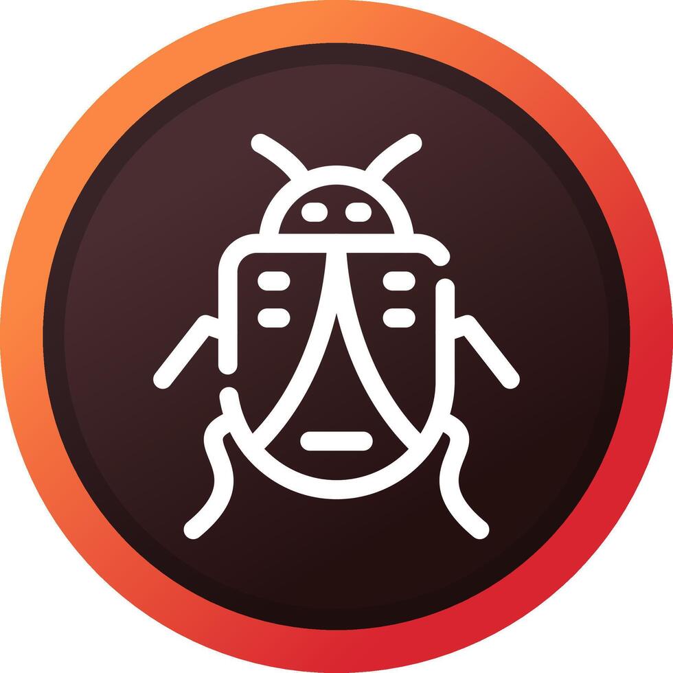 Bug Creative Icon Design vector