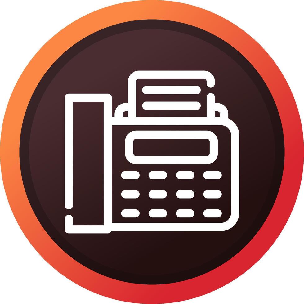 Fax Creative Icon Design vector