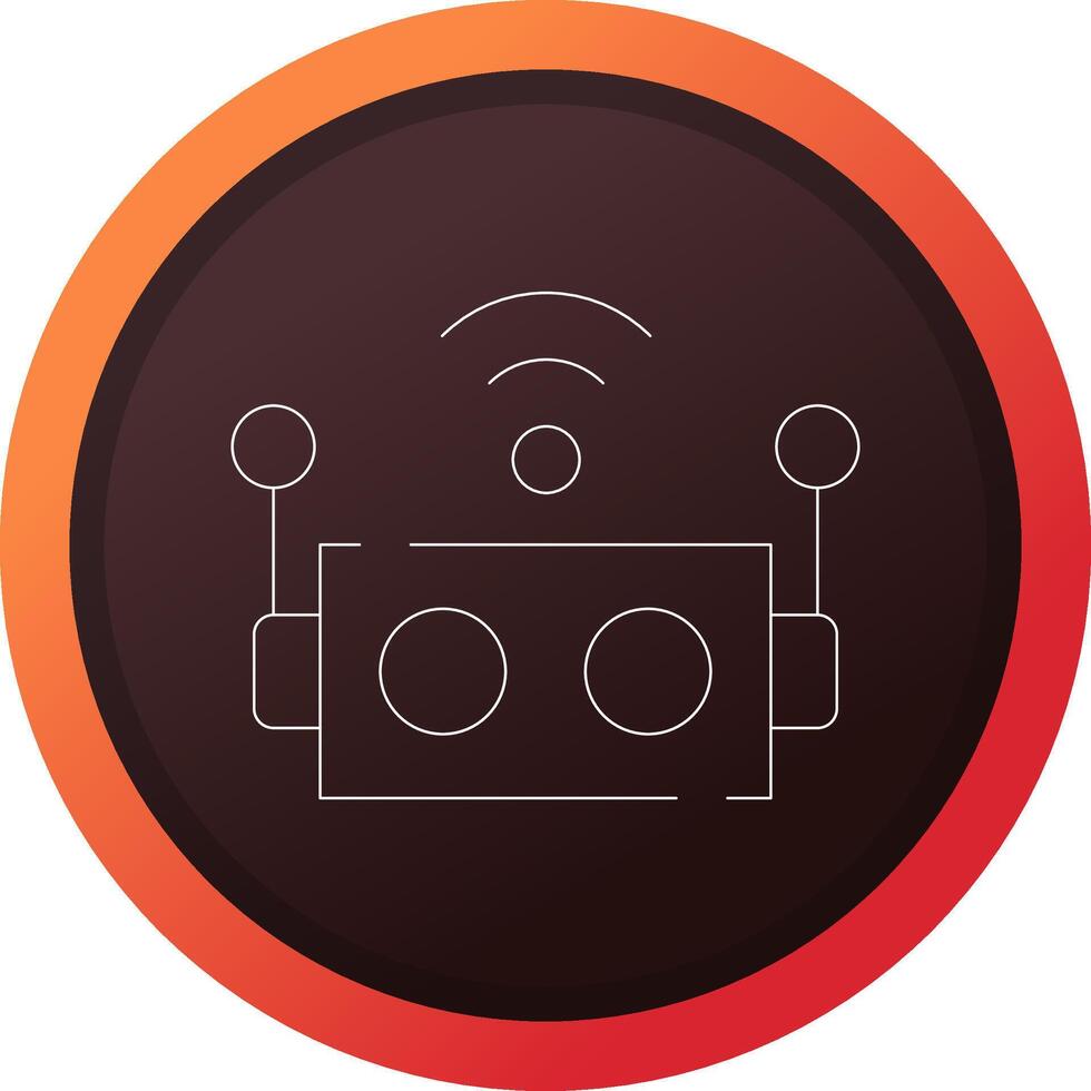 Smart Robotic Creative Icon Design vector