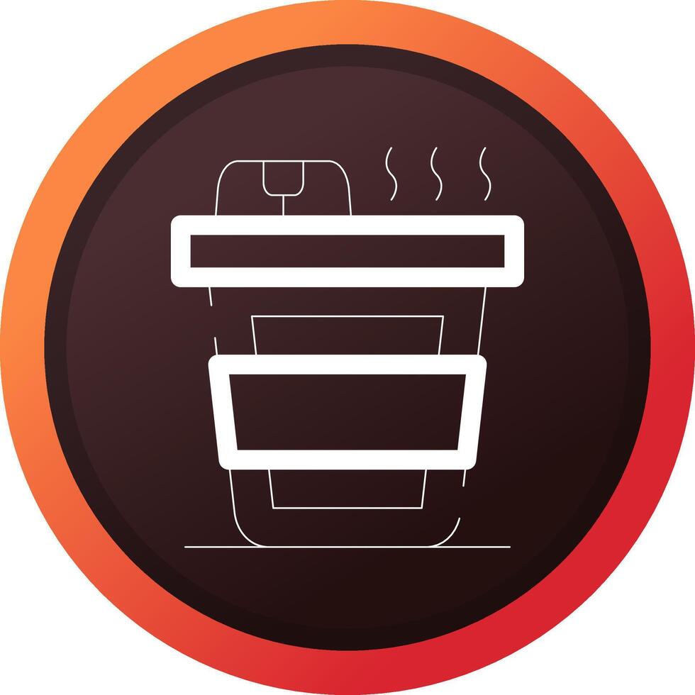 Hot Drink Creative Icon Design vector