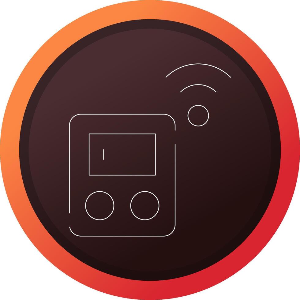 Smart Meter Creative Icon Design vector