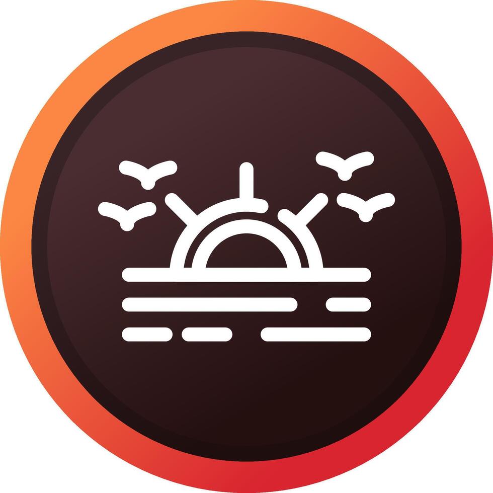 Sunrise Creative Icon Design vector