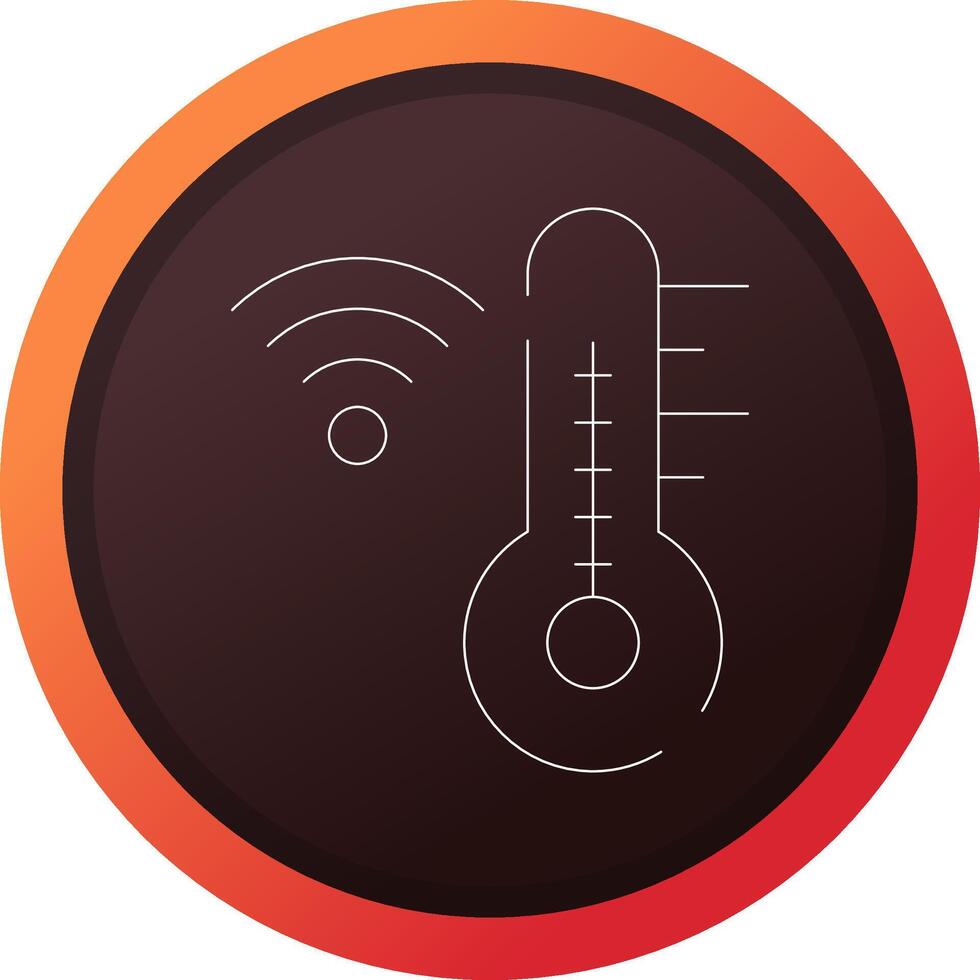 Thermostat Creative Icon Design vector
