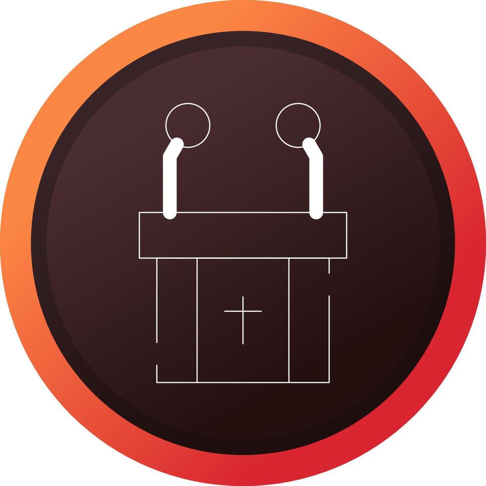 Pulpit Creative Icon Design vector