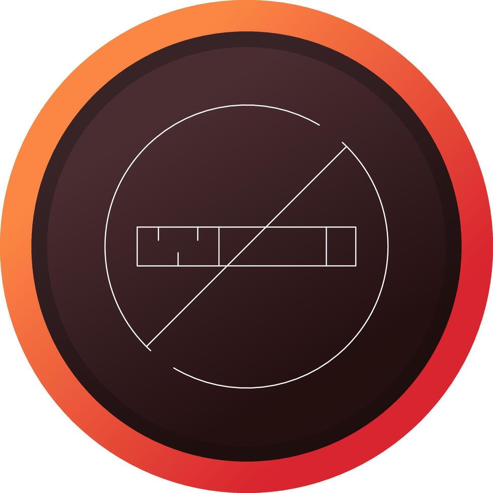 No Smoking Creative Icon Design vector