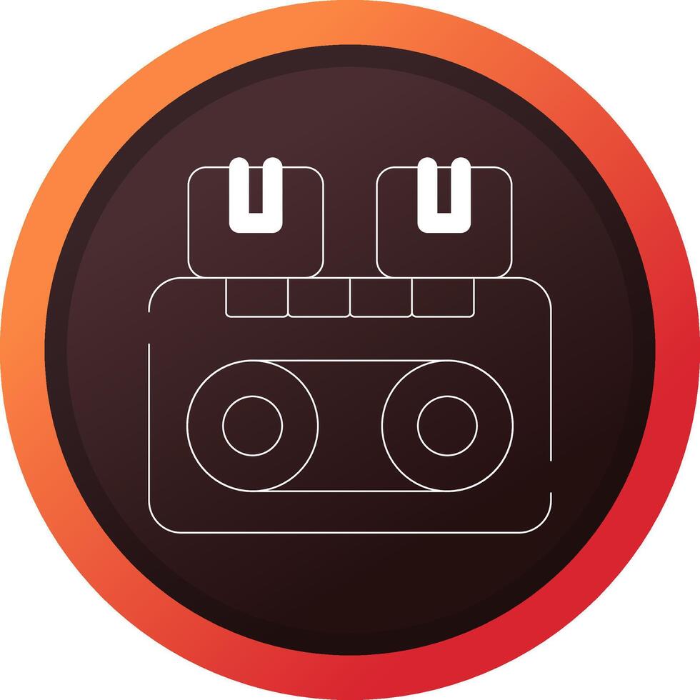 Cyber Physical System Creative Icon Design vector