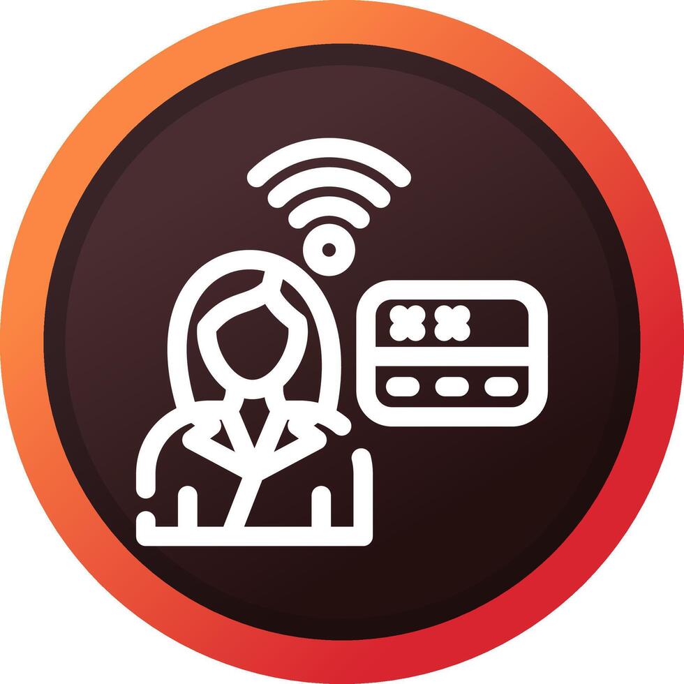 Burglar Alarm Creative Icon Design vector