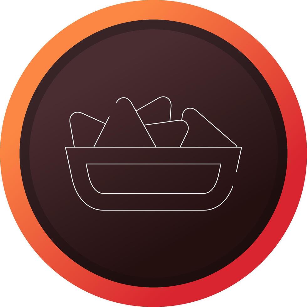 Nachos Creative Icon Design vector