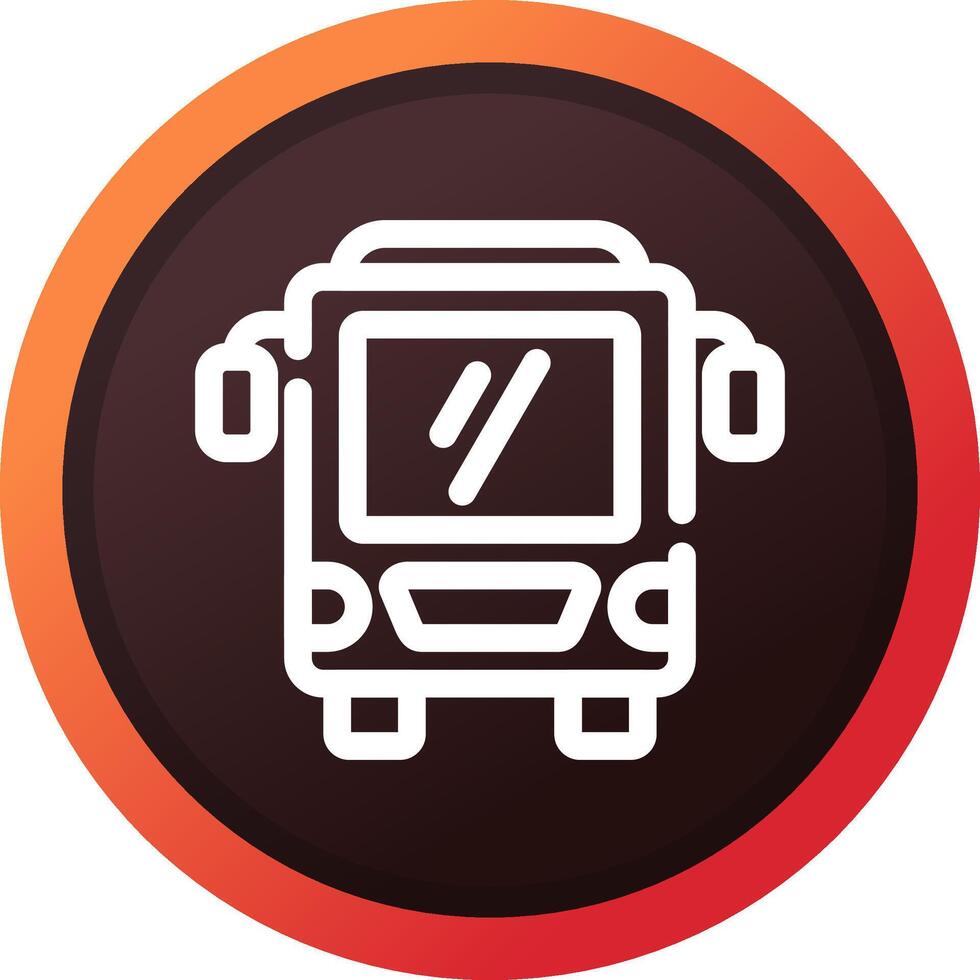 diseño de icono creativo de autobús vector