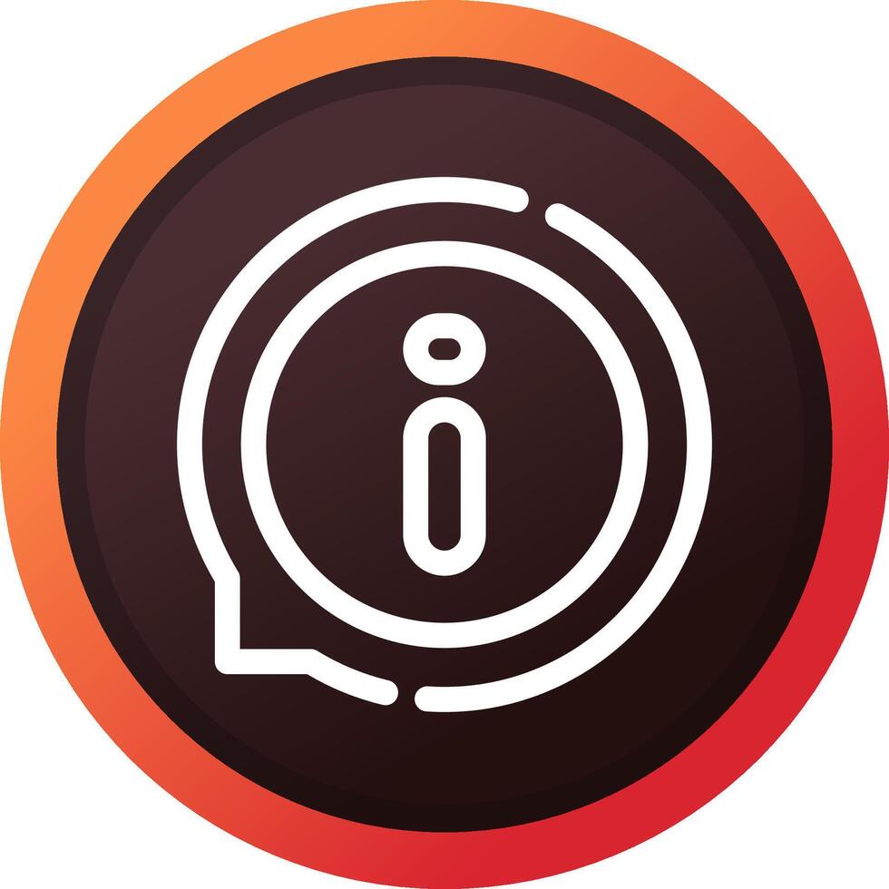 glyph Gradient Corner Design vector