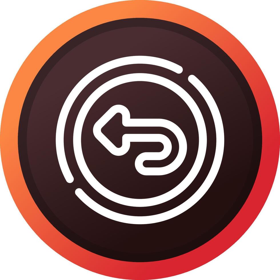 Undo Creative Icon Design vector
