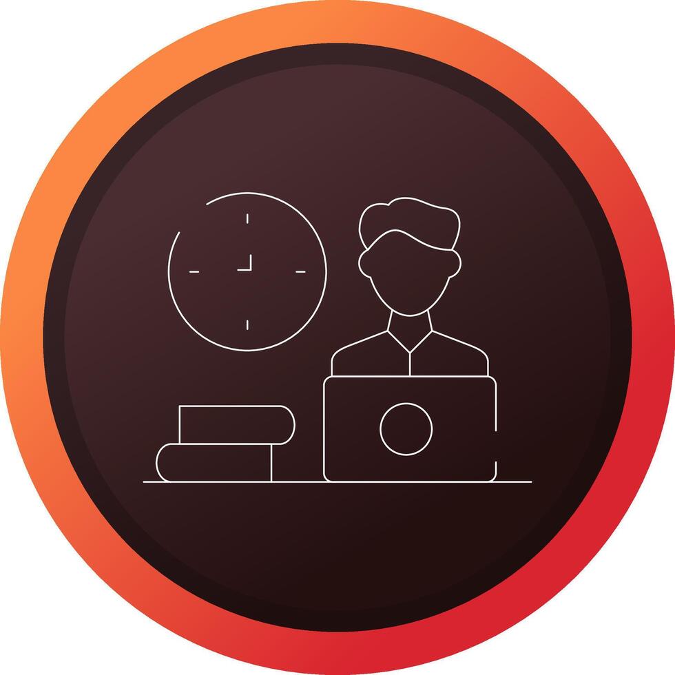 Work Habits Creative Icon Design vector