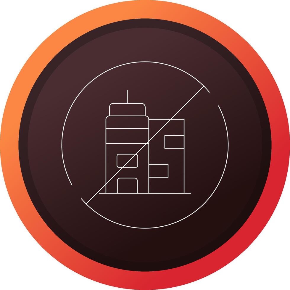 No Commute Creative Icon Design vector