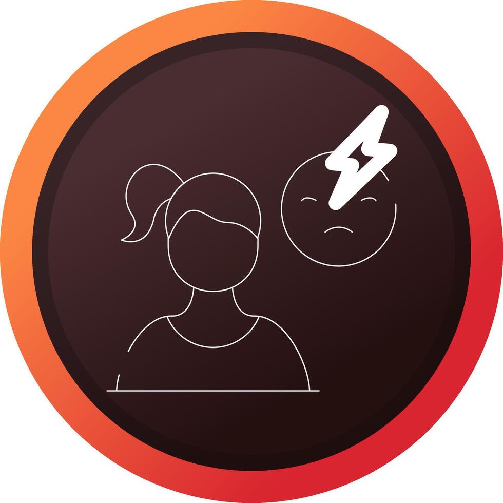 Emotional Abuse Creative Icon Design vector