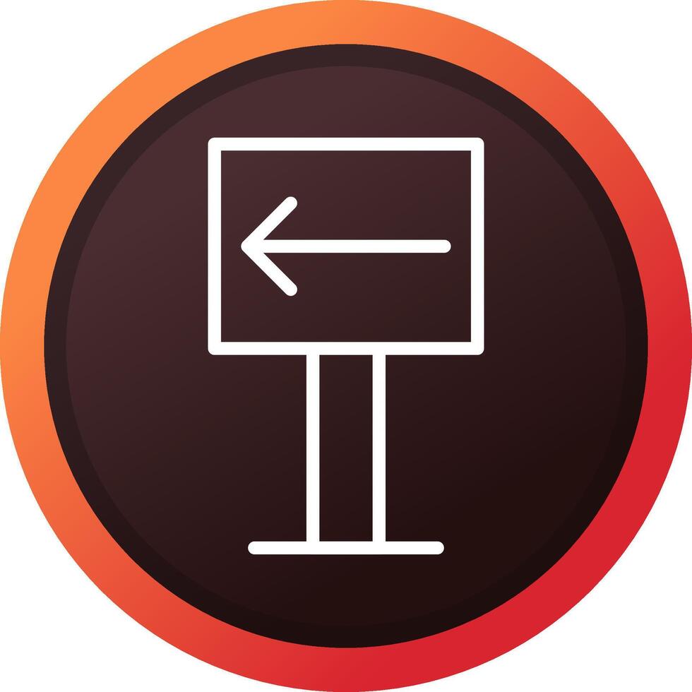 Left Creative Icon Design vector