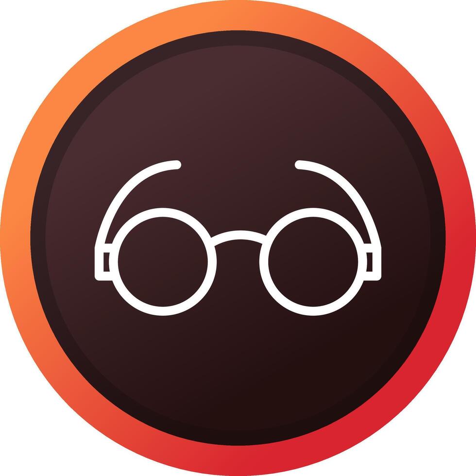 diseño de icono creativo de gafas vector