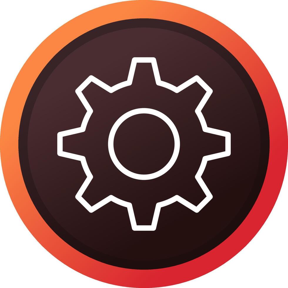 Cog Creative Icon Design vector