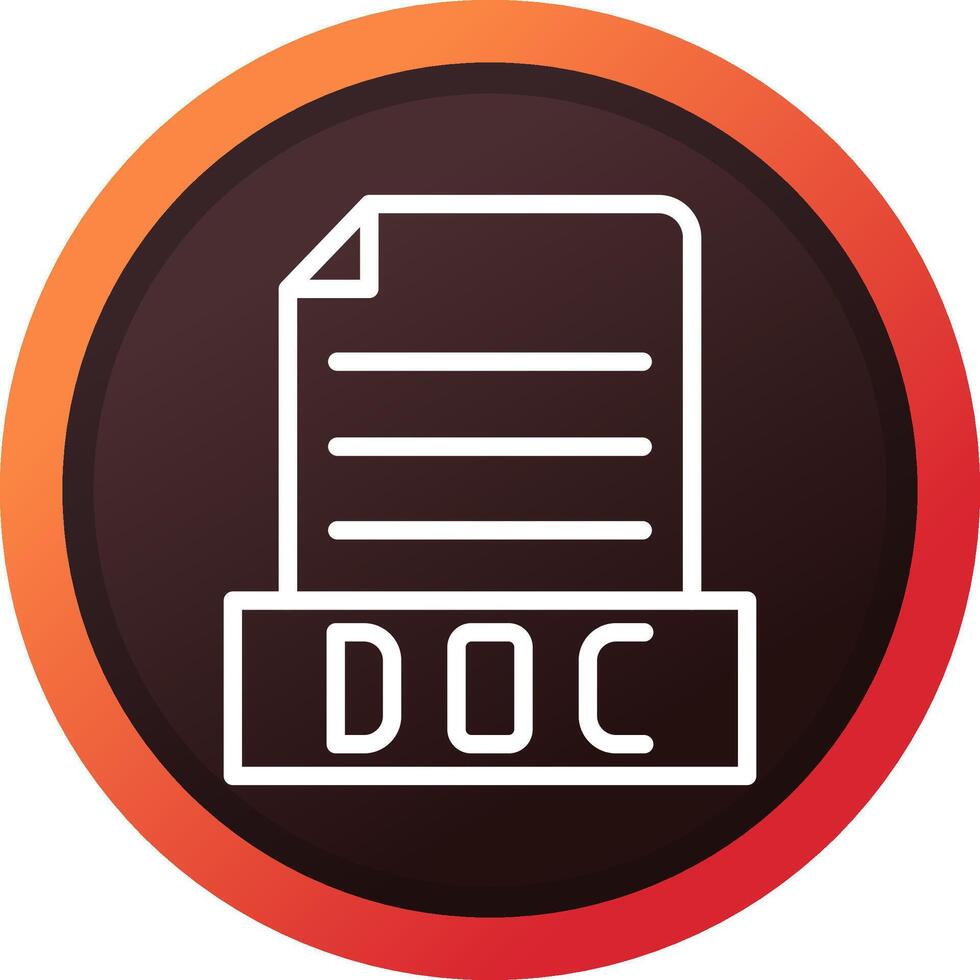 Doc Creative Icon Design vector
