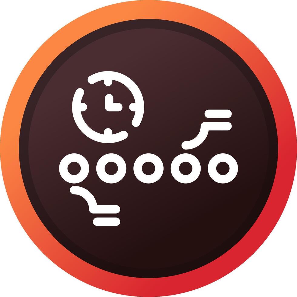 Circle Accent Timeline Creative Icon Design vector