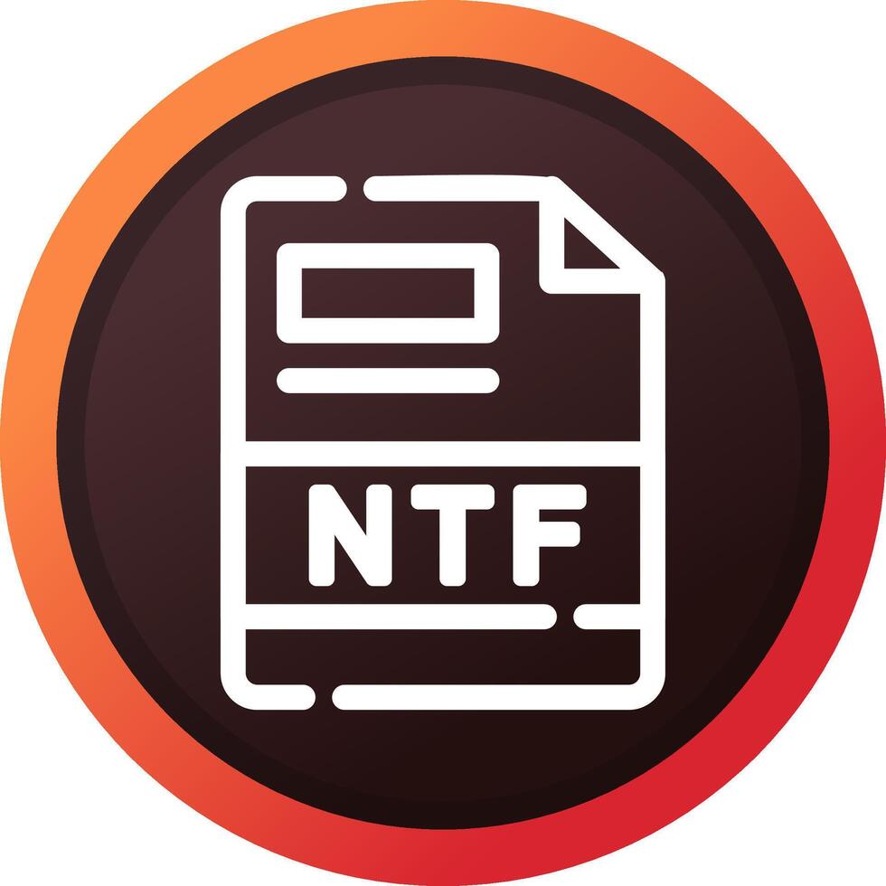 NTF Creative Icon Design vector