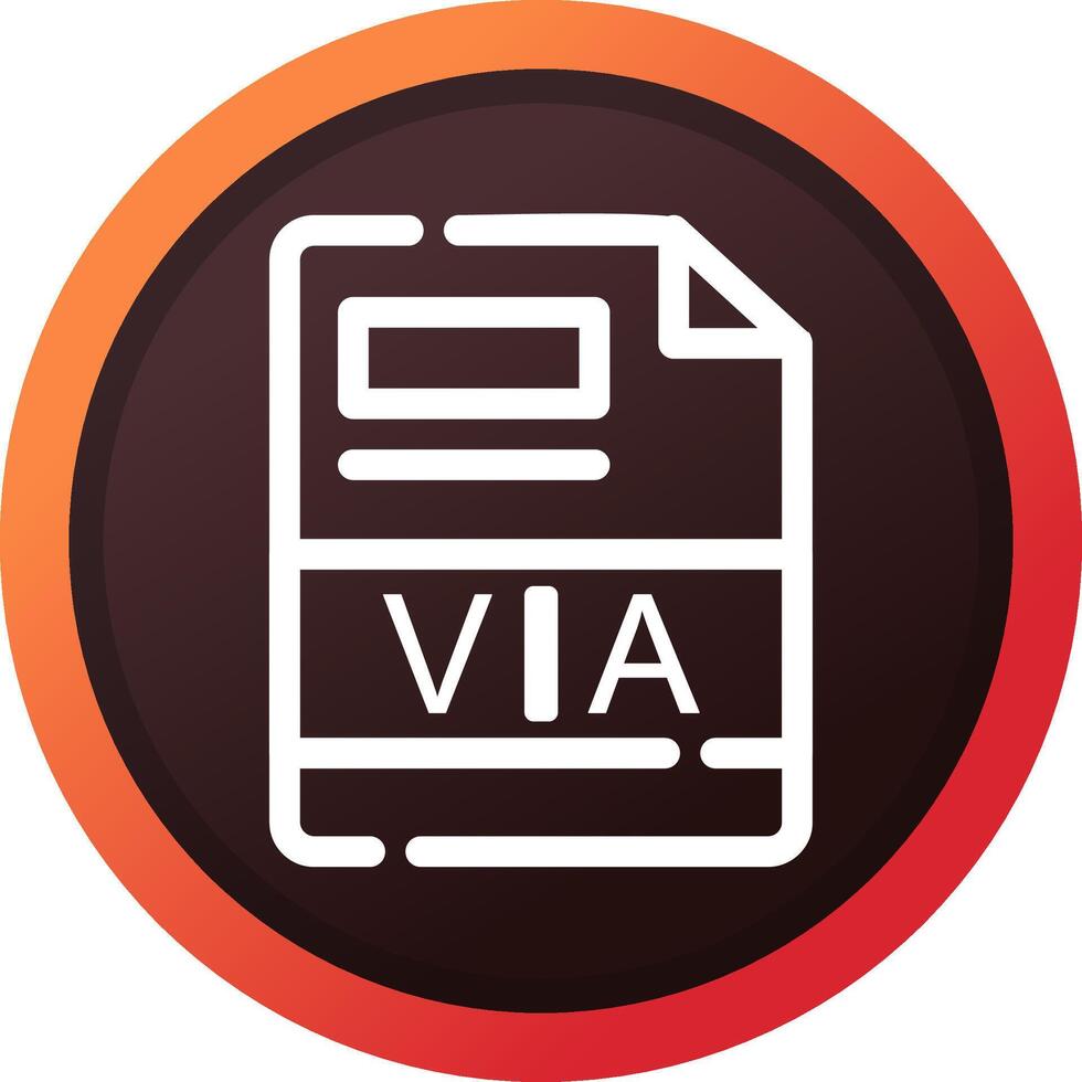 VIA Creative Icon Design vector