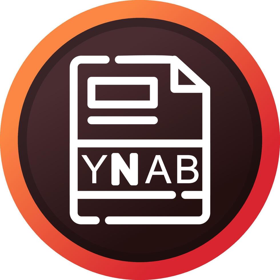 ynab creativo icono diseño vector