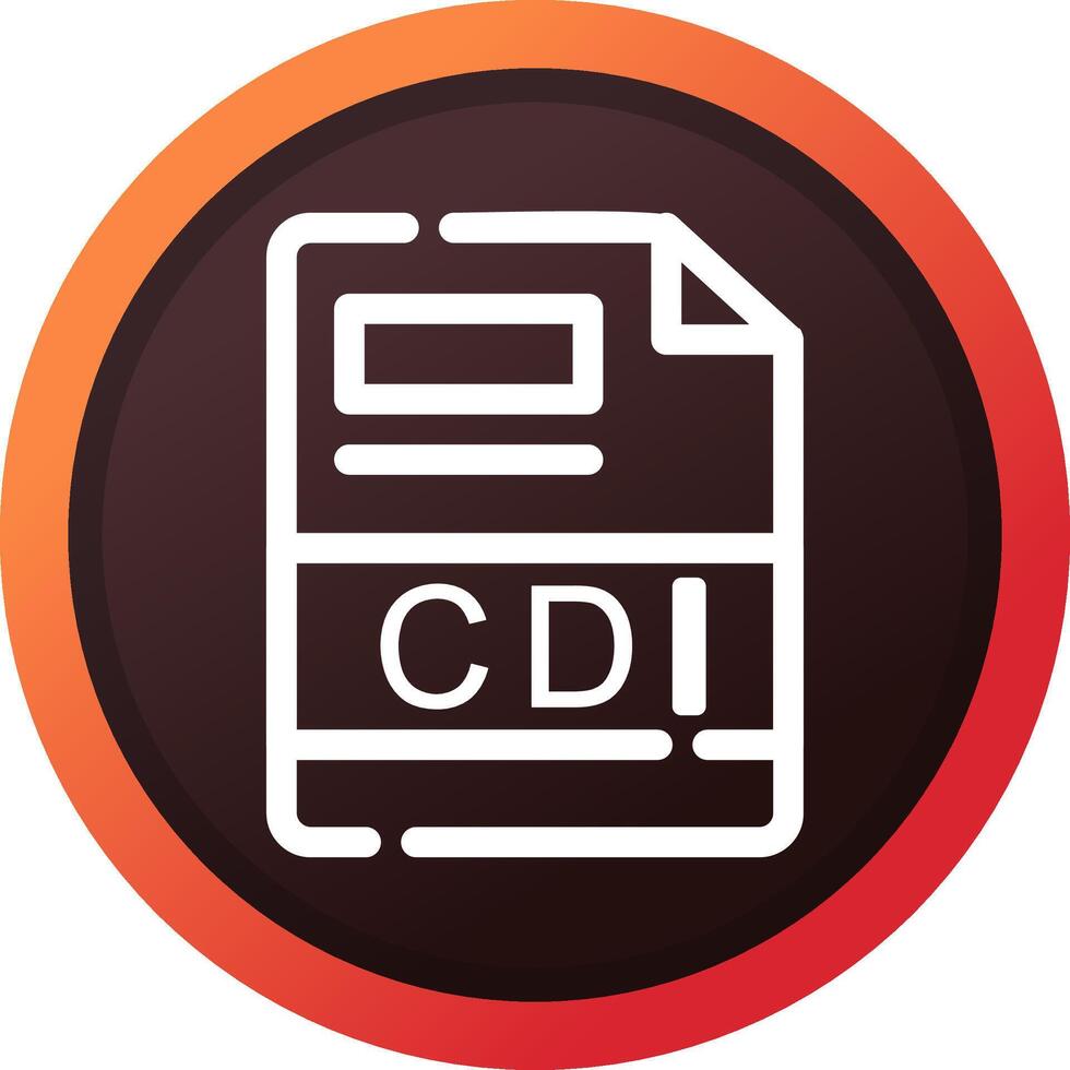 CDI Creative Icon Design vector