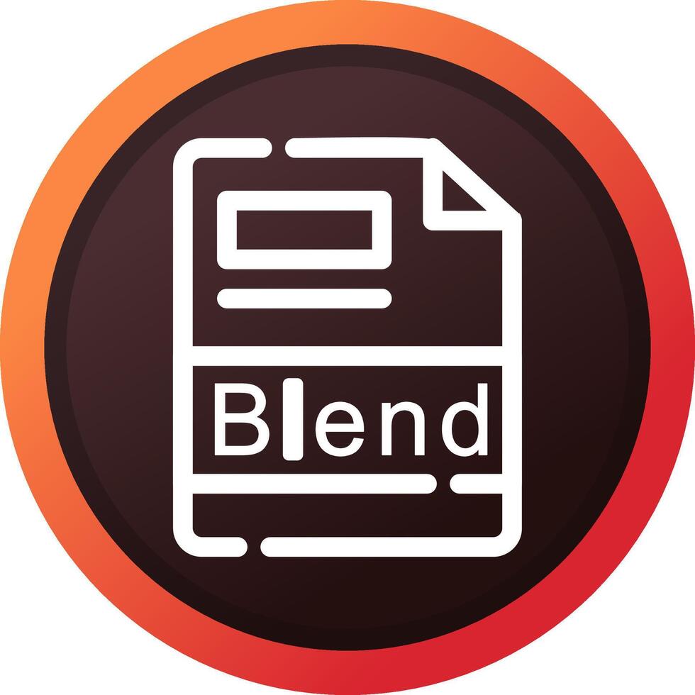 Blend Creative Icon Design vector