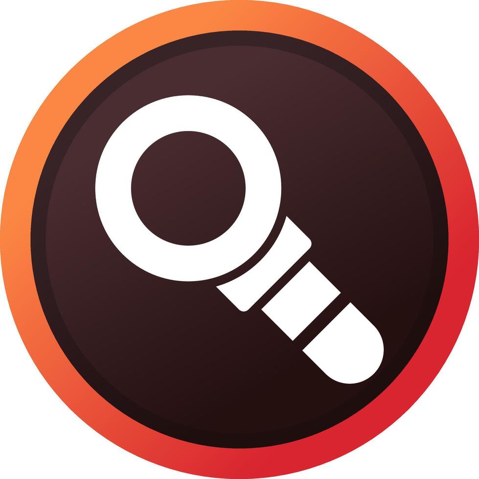 Magnifying Glass Creative Icon Design vector