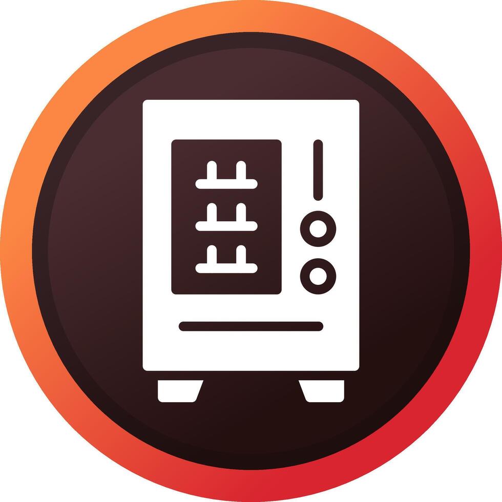 Vending Machine Creative Icon Design vector