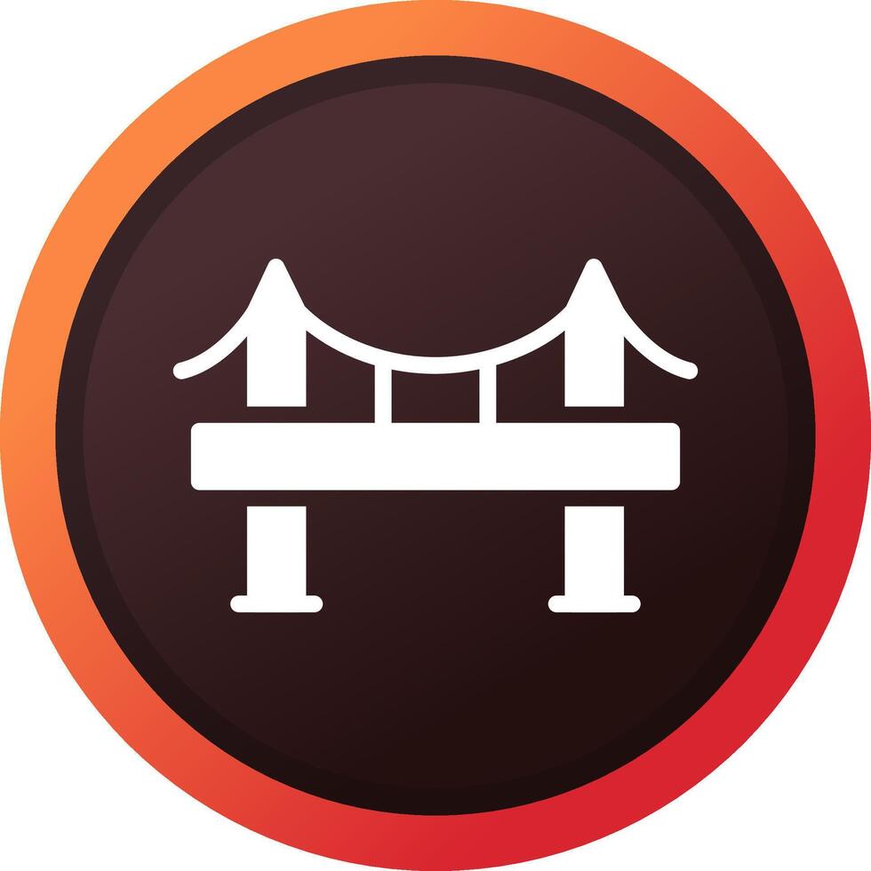 Bridge Creative Icon Design vector