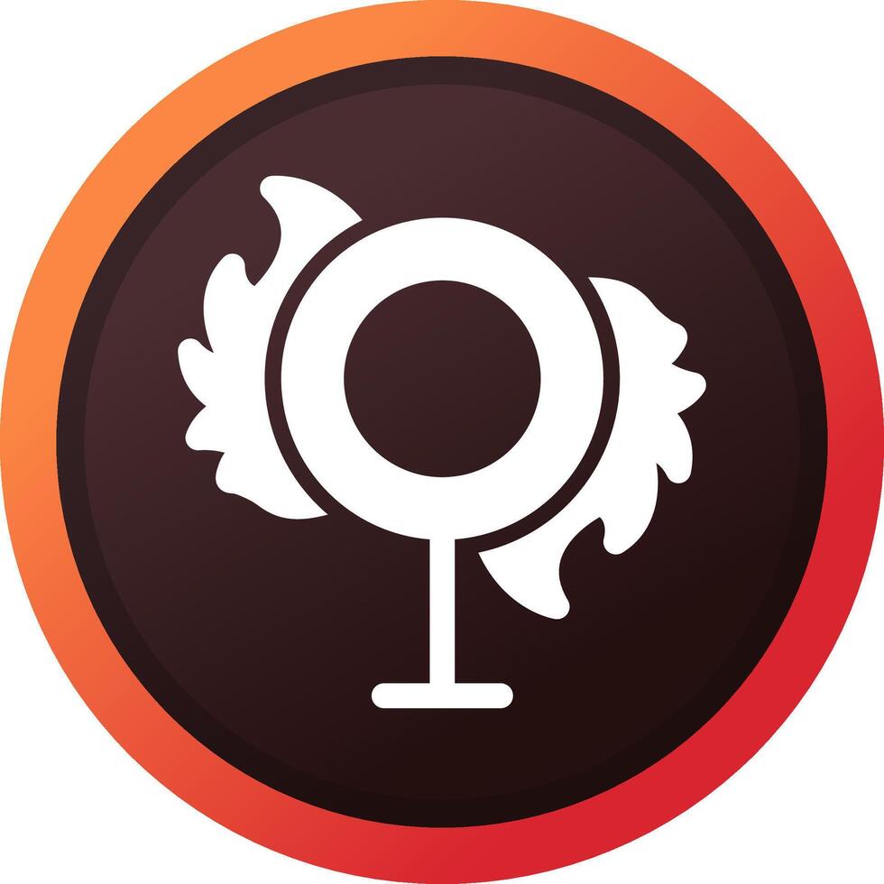 Fire Ring Creative Icon Design vector
