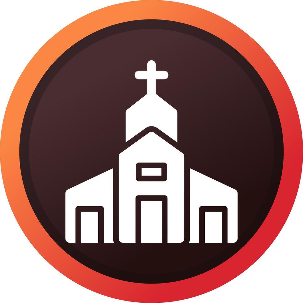 diseño de icono creativo de iglesia vector