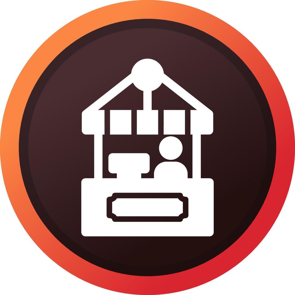 Ticket Office Creative Icon Design vector