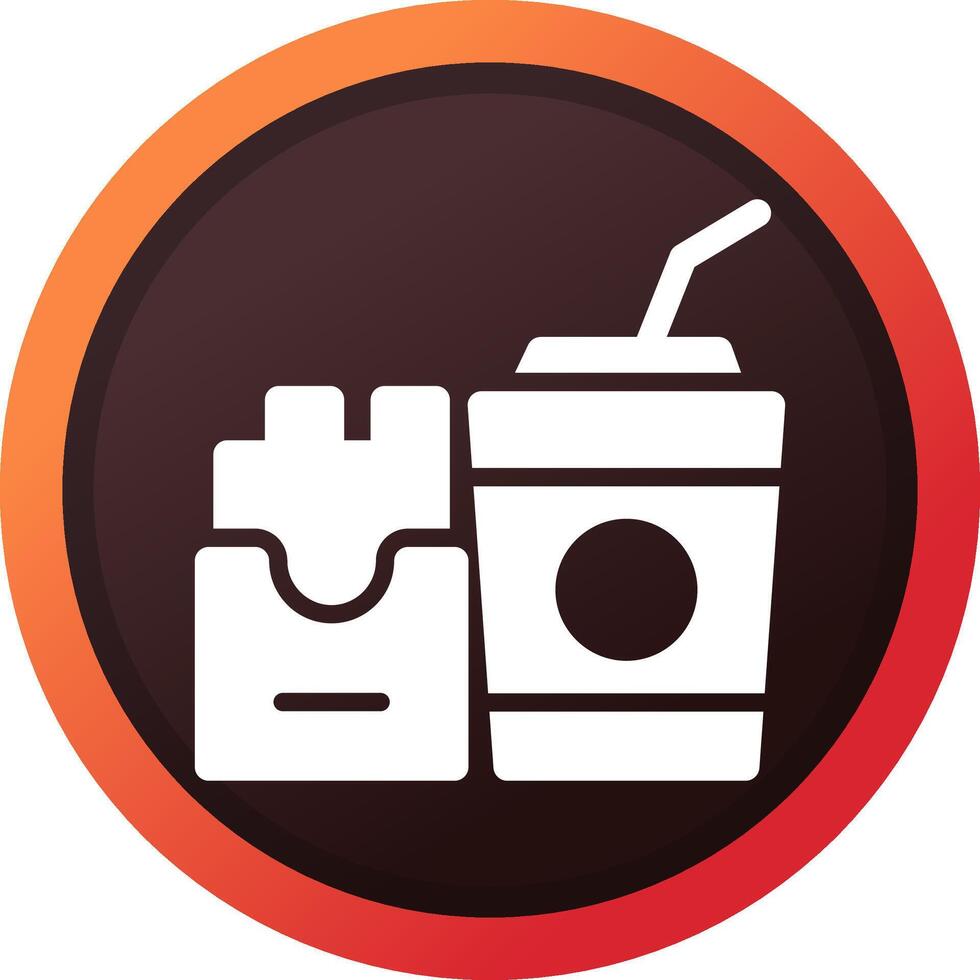 Fast Food Creative Icon Design vector