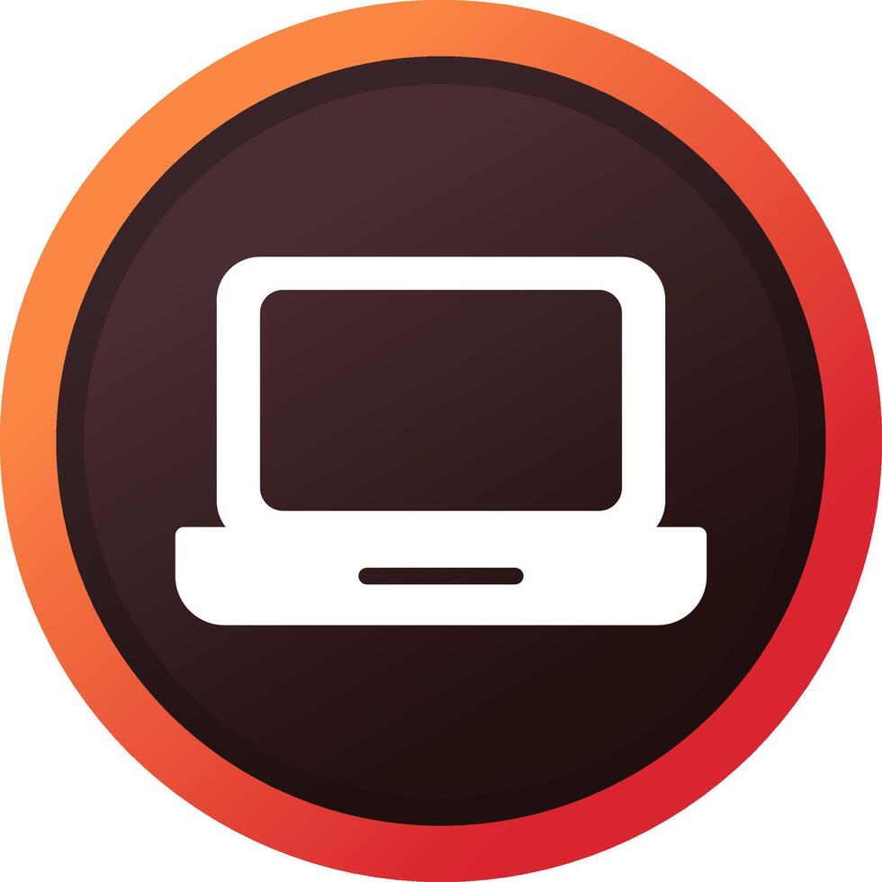Laptop Creative Icon Design vector