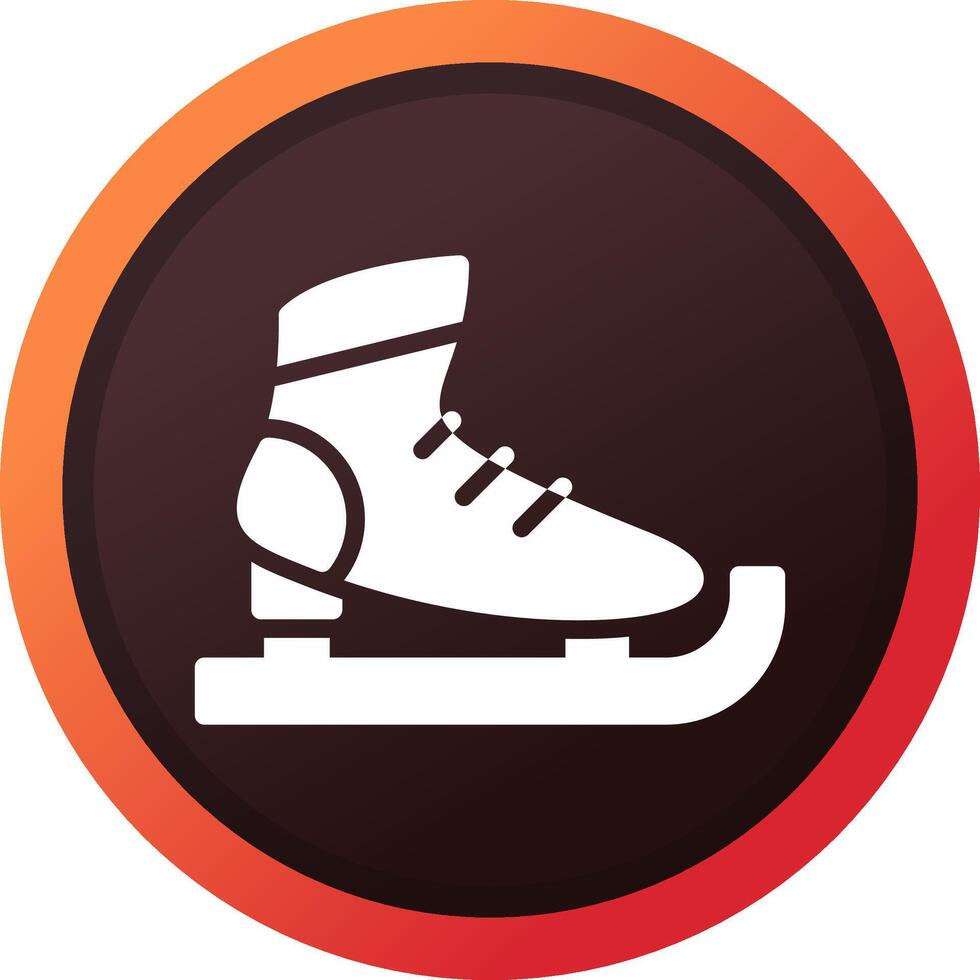 Ice Skates Creative Icon Design vector