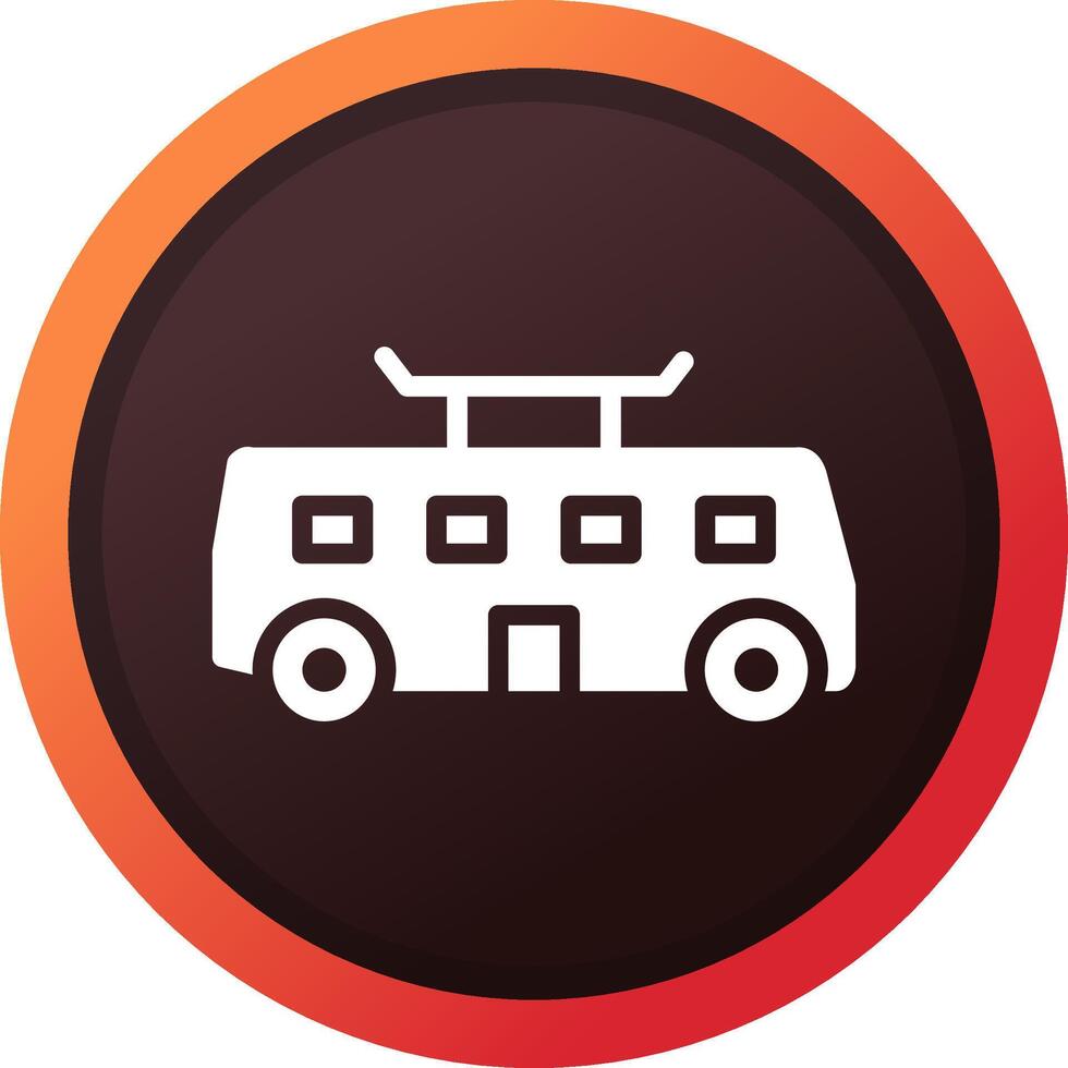 Tramcar Creative Icon Design vector