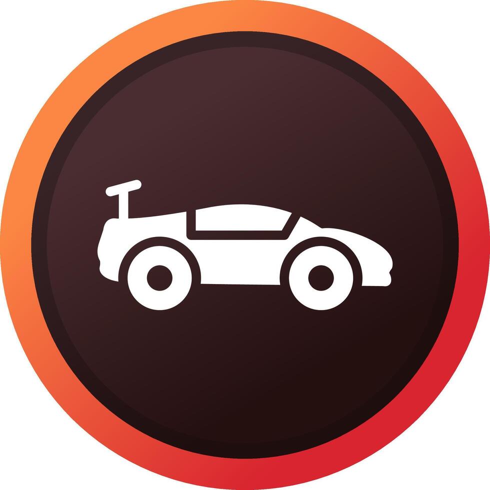 Super Car Creative Icon Design vector