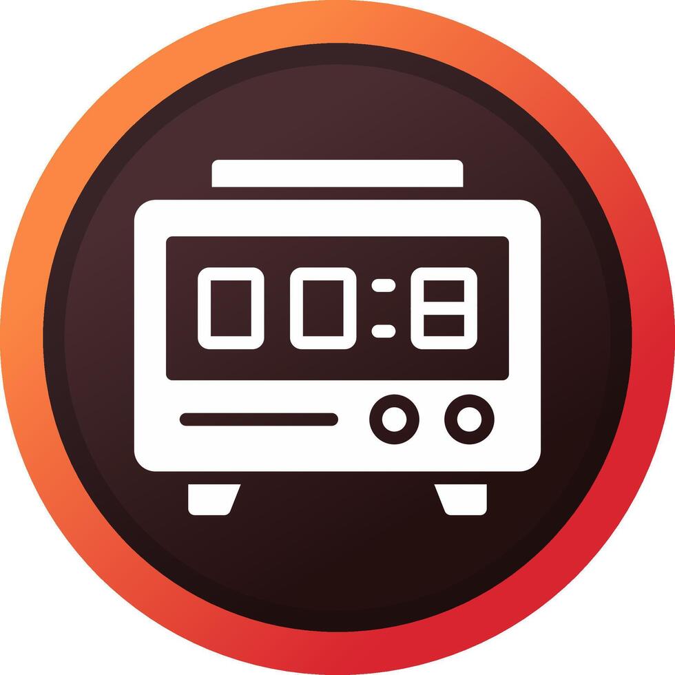 Digital Stopwatch Creative Icon Design vector