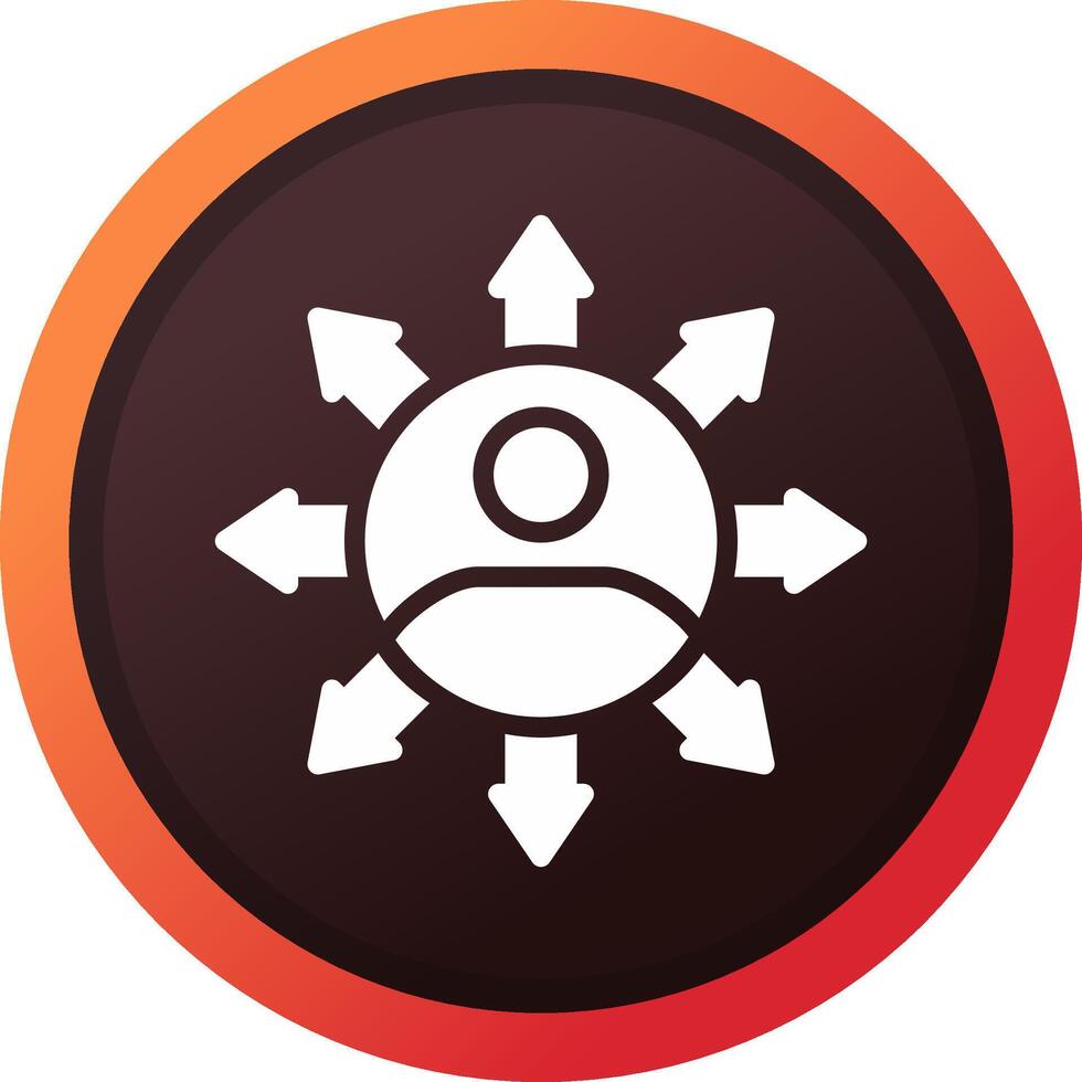 Influence Creative Icon Design vector