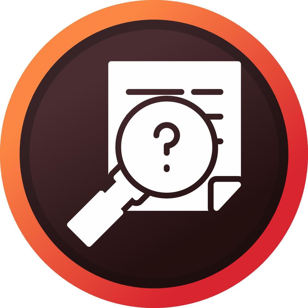 Investigation Creative Icon Design vector