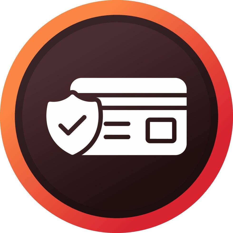 Payment Security Creative Icon Design vector