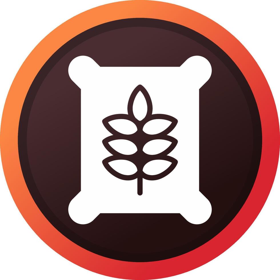 Seed Bag Creative Icon Design vector