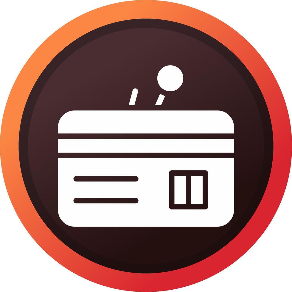 Phishing Credit Card Creative Icon Design vector